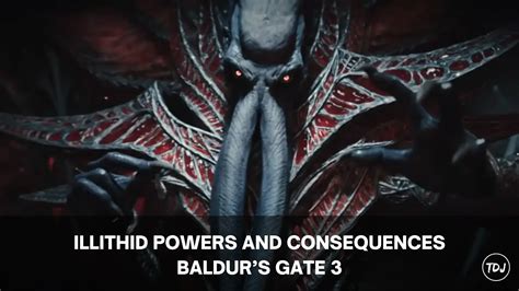 baldurs gate 3 illithid powers consequences|baldur's gate 3 illithid powers side effects.